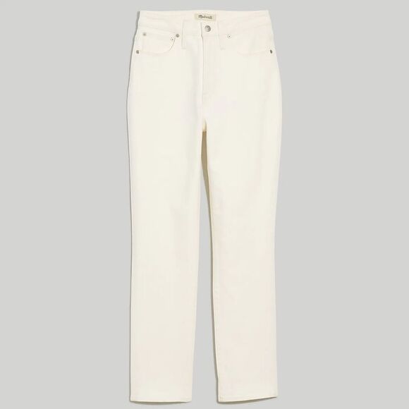 Madewell NWT Curvy Perfect Vintage Jeans Size 25 in Tile White | High Rise - Picture 5 of 8